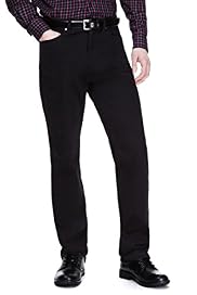 Big & Tall Luxury Flat Front Straight Leg Regular Fit Jeans