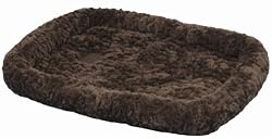 Precision Pet 51 x 33 Cozy SnooZZy Bumper Pet Bed, Chocolate