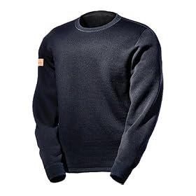 Justin Charles Mens Expedition Weight Merino Wool Underwear Crew Long Sleeve Shirt