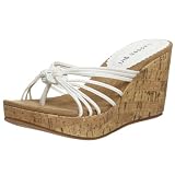 Madden Girls Womens Kuddlzz Sandal,White,6 M