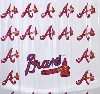Atlanta Braves Shower Curtain - 72