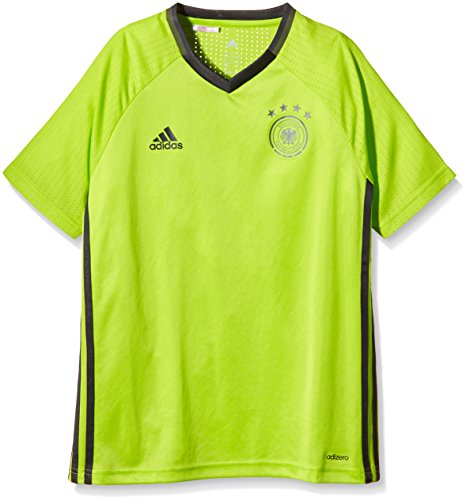 adidas Kinder T-shirt UEFA EURO 2016 DFB Trainingstrikot, gelb, 164, AC6549