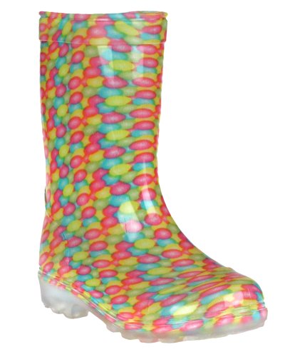Save On Capelli New York Kids Shiny Gumballs Printed Girls Molded Rain Boot Save On Capelli New York Kids Shiny Gumballs Printed Girls Molded Rain Boot