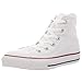Converse Chuck Taylor All Star Canvas High Top Sneaker, optical white, 1.5 M US Little Kid