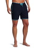 Image of Original Penguin Men's Solid Volley Swim Short, Total Eclipse, 32