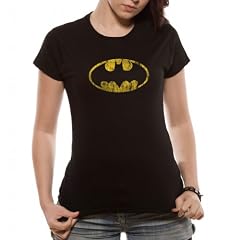 Distressed Shield,Girlie,Gr��e S,Schwarz