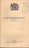 Local Government Act 1974 : Elizabeth II. 1974. Chapter 7