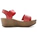 Ollio Women's Shoe High Heel Wedge Platform Strappy Sandal