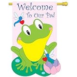 Friendly Frog Decorative Banner
