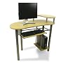 HandStands Large Computer Desk / Table - Natural Wood Finish