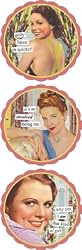 Why Yes / liquor is quicker / it's so involved Coaster Set by anne taintor