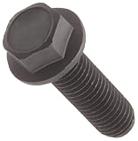 Metric Class 10.9 Phosphate & Oil Finished Steel Flange Screw, Hex Drive, M12 - 1.75, 40 mm Len