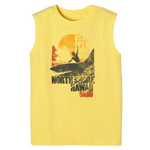 Mossimo Supply Co. Eureka Yellow BB Muscle Tee 