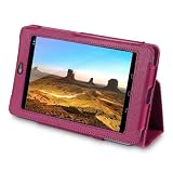HOT PINK ASUS GOOGLE NEXUS 7 FOLIO PU LEATHER CASE / COVER / POUCHby ALPHA GADGETS