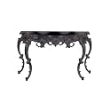 BLACK FRENCH FURNITURE NOIR CONSOLE HALL TABLE 805