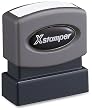 Xstamper One-Color Title Message Stamp, "Paid, " Pre-Inked/Re-Inkable, Light Green (1827)