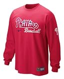 Philadelphia Phillies Red Nike Long Sleeve 2011 Practice T-Shirt