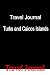 Books : Travel Journal Turks And Caicos Islands