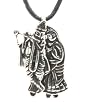 Sterling Silver Radha Krishan Pendant