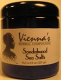 Sandalwood Sea Salts - Soak Away Aches and Pains. So Relaxing It Turns Your Body to Butter. 100% Natural Mineral Salts and Botanicals. Pure Soothing Aromatherapy.