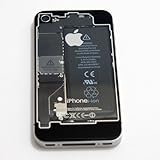 iPhone 4　透明＆ブラックバックプレート