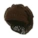 New Rasta Knitted without Brim Hat - Brown W27S24E