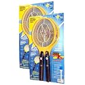 BugKwikZap TM (Trademarked) Bug Zapper Electric Fly Swatter / Model - Duo / Standard Quality / 2300 Volts / 2 AA Batteries / Light / 2 Sets (4PK)