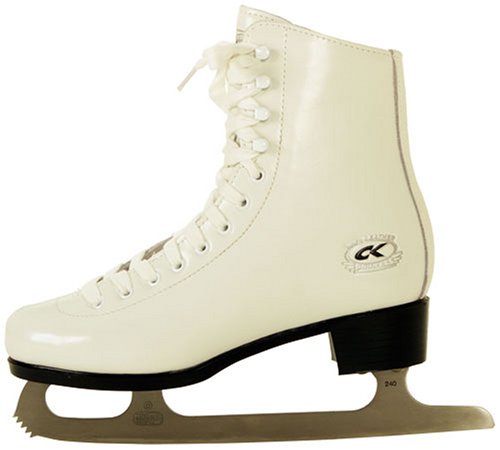 Childrens Toyshop  Toys : Princess Ice Skates - 100% Leather - White - UK1