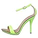 fereshte Women's Classic Open Toe Dancing Stiletto High Heel Ankle Strap Sandals