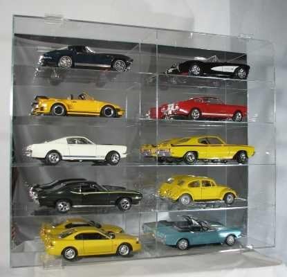 Clearwater Displays D05-1018 10-Slot 1/18-Scale Display Case
