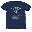 24 Twenty-Four Jack Bauer Spared Your Life Navy T-shirt Tee