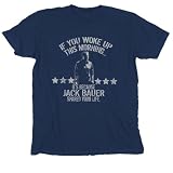  : 24 Twenty-Four Jack Bauer Spared Your Life Navy T-shirt Tee