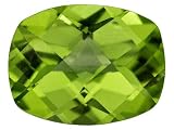 APX 1.40CT 9X7MM CUSHION CHECKERBOARD CUT CHINESE PERIDOT