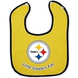 Pittsburgh Steelers 2-Tone Snap Baby Bib