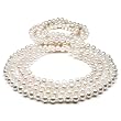 HinsonGayle Glamour Collection 82" Ultra-Luster 6.5-7.0mm White Cultured Pearl Rope Necklace