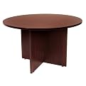 Round Meeting Table - Mahogany (3.5')