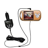 2nd Generation Audio FM Transmitter plus integrated Car Charger for the Disney High School Musical Mix Stick MP3 Player DS17019 with Gomadic TipExchange Technology