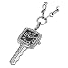 Charles-Hubert, Paris Women's 6720-B Key-Shape Swarovski Crystal Steel Pendant Watch