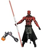 Star Wars Year 2009 Legacy Collection Droid Factory Series 4 Inch Tall Action Figure - BD05 DARTH MAUL with Red Double Bladed Lightsaber and Droid BG-J38's Left Arm