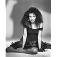 Angela Winbush 12x16 Matte B&W Photo (Sitting on Floor)