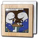 Grounded Pilot Whales - 6 Inch Tile Napkin Holder