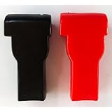 STRAIGHT TERMI. PROTECTOR BOOT -- 4-6 GA. RED/BLK