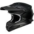 Shoei Solid VFX-W Off-Road Motorcycle Helmet - Matte Black