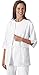 Cherokee Women's 3/4 Sleeve Embroidered Jacket, White, Large