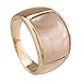 FM42 Inlaid White Simulated Opal Cocktail Wide Ring R311