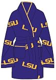 Louisiana State LSU Tigers NCAA Ladies Collegiate Cozy Print Robe Medium
