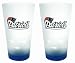 New England Patriots Frosted Pint Glass (16-Ounce, Set of 2)
