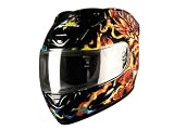 AKUMA DRAGON HELMET W/BUILT IN LED LIGHTS