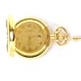 Colibri Hunting Case Goldtone Pocket Watch Leather Design PWS095885