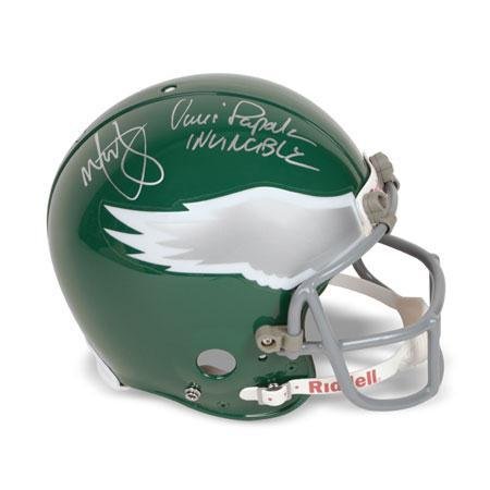 Vince Papale Autographed Helmet - Mark Wahlberg Invincible Full Size : FSAH - Autographed NFL Helmets